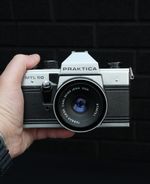 Praktica MTL 50 1980s 35mm Film SLR Camera + Zeiss Jena 50mm F2.8 Lens - Working