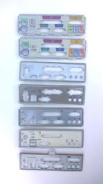 Motherboard ATX IO Shield Backplate Centre Parallel Port Horizontal Audio