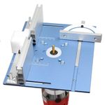 Aluminium Router Table Insert Plate Woodworking Trimmer Milling Miter Gauge UK