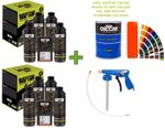 Upol Raptor Truck Bedliner 8 Bottle Kit + 1L Tinter Mix to Any Colour + Free Gun