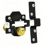 Update Double Long Throw Gate Lock 50/70mm 5 Keys Garden Locking Both Sides Home