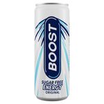Boost Zero Sugar Original Energy Drink 24 Pack 250ml Cans Sugar free original
