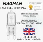 G4 G9 Halogen Bulbs Capsule 10W 18W 20W 25W 28W 33W 40W 60W Lamp Light  220v 12v