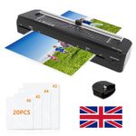 Laminator A3 Laminator Machine with Built-In Trimmer-Fast Warm-Up, 13 Inches 20