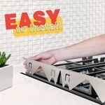 Stainless Steel Kitchen Gap Filler Stove Counter Gap Cover Cooker Worktop Tool