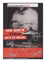 ALEXISONFIRE ENTIRE GROUP AUTOGRAPHED SIGNED A4 POSTER PRINT