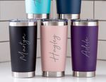 Personalised Insulated Cup | Engraved Name Travel Mug Thermos Double Wall
