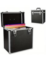12" LP Vinyl Record Storage DJ Collection Box Flight Stackable Case Box