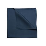 Silk Scarf Wrap Blue Navy Twill Silk 70x70cm