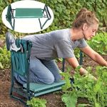 Garden Kneeling Stool Weeding And Planting Flowers Folding Stool Tool Bag (side）