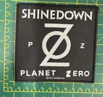 Shinedown Planet Zero Woven Sew On Patch  Officially Licensed