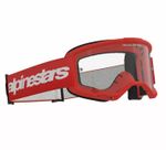 Alpinestars 2026 Goggles Vision 3 Wordmark Red Clear MX Enduro Off Road Quad ATV