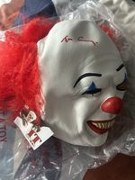 Tim Curry Signed IT Pennywise Mask With GRAD Certificate of Authenticity 