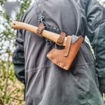 Adjustable Handmade Axe Sheath Axe Holster Leather Cover for Nyman Bushcraft Axe