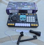 DJ mixer DJ Mixer for Kids 2-In-1 8-Key Keyboard Piano 12 MIDI Buttons ages 3+