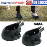 1/2X Horse Hoof Boots Thick Protective Cover Sturdy for Training Riding Supply