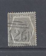 GIBRALTAR QV  1873 6d. GREY   SG Z49