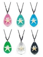 Surfers Real Sea Life Bordered Starfish Necklace