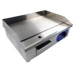 Electric Griddle Large Hotplate Chip Commercial Grill Bacon Egg Fryer 3KW 550mm