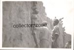 WW2 India British & Indian Soldiers Climb Mud Wall Original photo 3.25x2.25 Inch