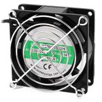 AC 220V 80x80x25mm PC Case Computer Cooling Fan Heat Sink Metal Finger Guard