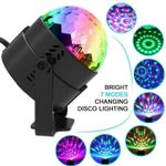 LED Disco Light Ball RGB DJ Party Stage Lights Rotating Galaxy Projector Remote