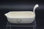 Vintage Winfield Ware Blue Pacific Bamboo Gravy Boat MCM California Pottery 1940