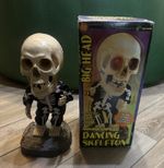 Vintage Dancing Big Head Skeleton Super Freak Halloween Works