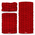 G-480 red roses seamless headwear snood bandana multifunctional recycled UK