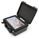 CASEMATIX 16" Waterproof Comic Book Box – Fits 8 CGC or 30 Sleeved Comics