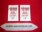 2 PACKS ORGAN SUPER STRETCH SEWING MACHINE NEEDLES 11/75 BROTHER/JANOME/SILVER