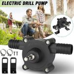 Portable Electric Powered Drill Pump Oil Fluid Water Transfer Self Priming 2026