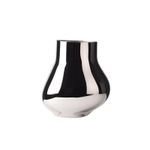 Mirrored Vase Reflective Silver Vase Sculptural for Centerpiece, Minimalists