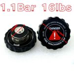 Billet Radiator Cap CNC Precision Aluminum Machined 1.1Bar Radiator Cap UK