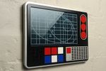 Scifi inspired telemetry screen display interface / sci-fi data control pad