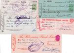 HIBERNIAN  BANK  5  CHEQUES