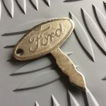 Lucas style Tractor Ignition Key, with Ford Emblem.