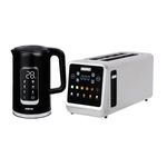 GEEPAS 5-in-1 DIGITAL 4 Slice Long Toaster & Electric Kettle Set