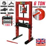 6T Ton Hydraulic Bench Workshop Press Heavy Garage Plates Car Bearing Machine UK