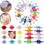 10-20pcs Newborn Baby Headbands Set Elastic Kids Girls Bow Hair Band Headdress.