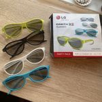 3D Cinema Glasses LG Passive Movie AG-F315 x4 Party Pack