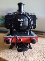 Boxed 00 Gauge B R black Bachmann Pannier Tank 8750  Number  4672