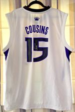 DeMarcus Cousins Signed Sacramento Kings Jersey Mens Large White NBA Adidas