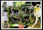 MADAGASCAR Dt 1999 - Butterflies of the World "Souvenir Sheet" (pc61914)