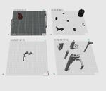 Colt Navy 1851 Revolver Kit 1:1, 3d Custom Printed, Other Colours Available