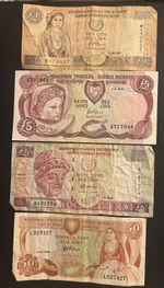 Set Of 4 Banknotes Cyprus 🇨🇾