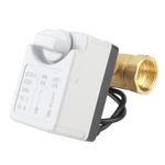 Motorized Ball Valve 2 Way Manual Automatic Integrated DN25 AC220V✈