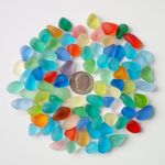 Medium 10-16 mm Undrilled Beach Glass Sea Glass Bulk Lot For Jewelry Use