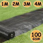 Weed Control Fabric Barrier Garden Liner Landscape Membrane Ground Cover Sheet