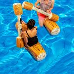 2PCS Inflatable Floating Row Game Set Adult Pool Party Water Sports Toy
